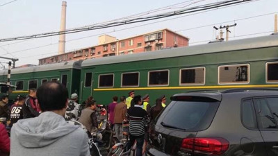 Kim'in trenle Pekin'e gittiği iddia edildi