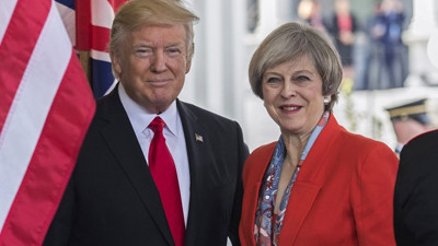 Trump, May ile Rusya'yı görüştü