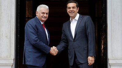 Başbakan Yıldırım, Çipras ile görüştü