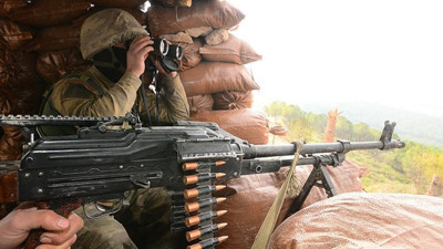 Suriye sınırından taciz ateşi