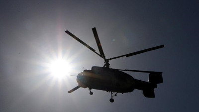 Rusya'da askeri helikopter düştü