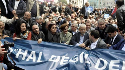 Polis, Taksim'de CHP'lilere izin vermedi