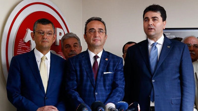 CHP heyeti, DP Genel Başkanı Uysal ile görüştü