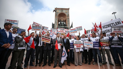 Sendikalar, Kazancı Yokuşu'na karanfil bıraktı