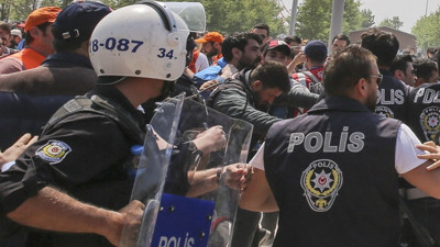 Maltepe miting alanında gerginlik