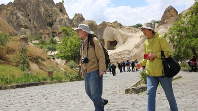Kapadokya'ya gelen turist sayısında büyük artış