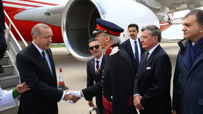 Cumhurbaşkanı Erdoğan İngiltere'de