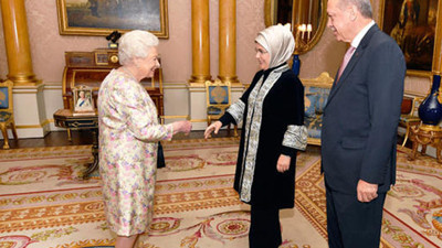 Cumhurbaşkanı Erdoğan, İngiltere Kraliçesi ile görüştü