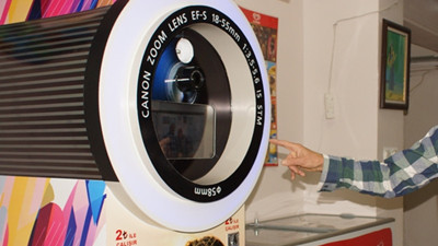 Girişimci gençten "özçekim otomatı"