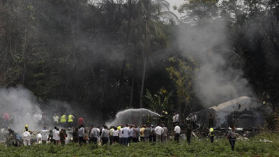 Küba'da yolcu uçağı düştü: 110 ölü