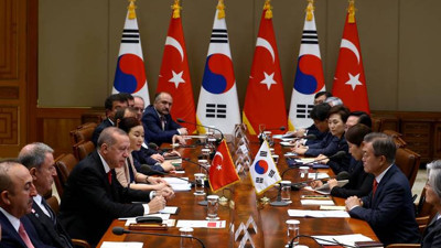 Cumhurbaşkanı Erdoğan Güney Kore'de