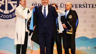 Ulaştırma Bakanı Arslan'a fahri doktora