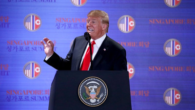 Trump, görüşme sonrası basın açıklaması yaptı