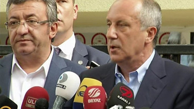 İnce'den YSK önünde açıklama: Sandıkları asla terk etmeyin