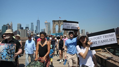 ABD'de Trump'ın göçmen politikası protesto edildi