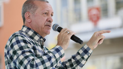 Erdoğan: Yıkacağım dedi, kuzu kuzu saraya geldi