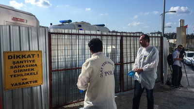 Metro inşaatında yüksekten düşen işçi öldü