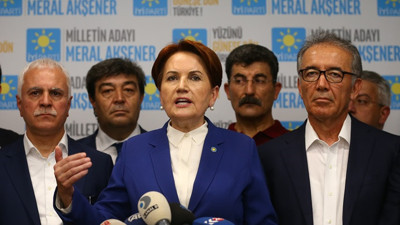 Akşener, partisinin genel merkezinde açıklama yaptı
