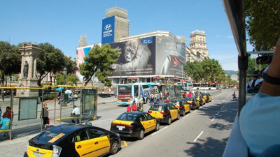 İspanya'da taksicilerin Uber grevi sonuçsuz kaldı