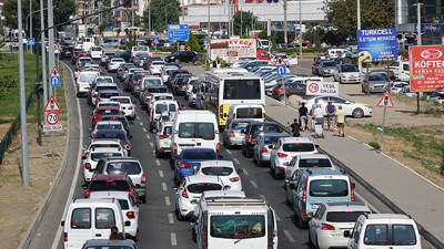 Tatilciler dönüş yolunda