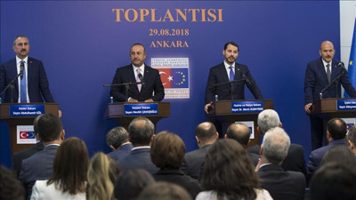 "Türkiye AB'ye üyelik hedefinde çalışmalarını kararlılıkla sürdürecek"