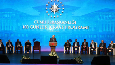 Erdoğan, 100 günlük eylem planını açıkladı