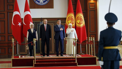 Cumhurbaşkanı Erdoğan, Kırgızistan'da