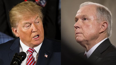 Trump'tan Sessions tepki: Benim bir Adalet Bakanım yok