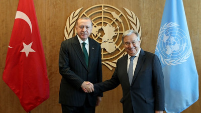 Cumhurbaşkanı Erdoğan, Guterres ile görüştü