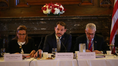 Bakan Albayrak, Amerikalı iş insanlarıyla buluştu
