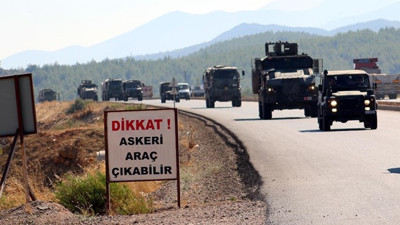 Suriye sınırına askeri sevkiyat