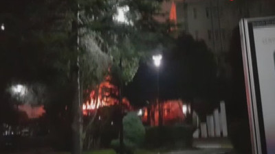 Marmara Üniversitesi yakınlarında yangın