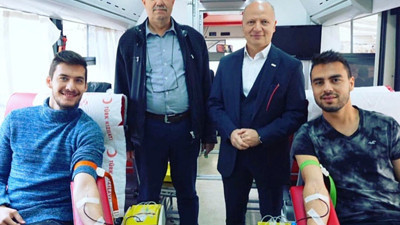 Bursaspor’dan müzede kan bağışı