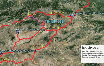 İskilip OSB yatırımcılara açıldı Çorum OSB hazırlıkları sürüyor