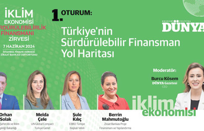 İklim Zirvesi'nde Türkiye'nin Sürdürülebilir Finansman Yol Haritası oturumu