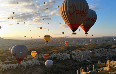 Sıcak hava balonu yolcu sayısıyla Türkiye'den yeni rekor!