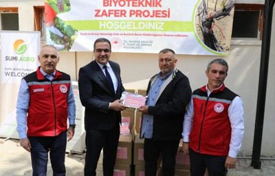 Manisalı çiftçilere salkım güvesine karşı biyolojik destek