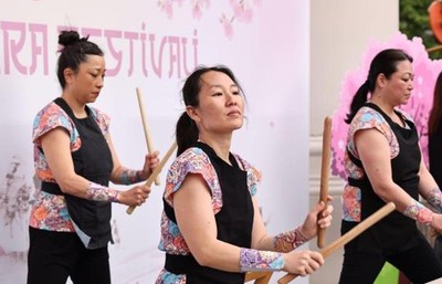 ‘Sakura Festivali’ keyifli anlara sahne oldu