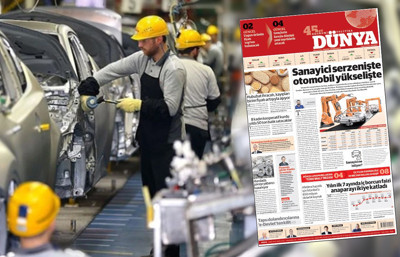 Sanayici serzenişte otomobil yükselişte