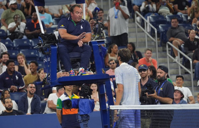 Medvedev çılgına döndü! ABD Açık'ta Türk foto muhabir krizi