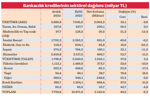 9 aylık kredi büyümesinde tüketici önde - Resim : 1