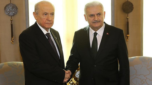 Bahçeli'den Yıldırım'a ziyaret