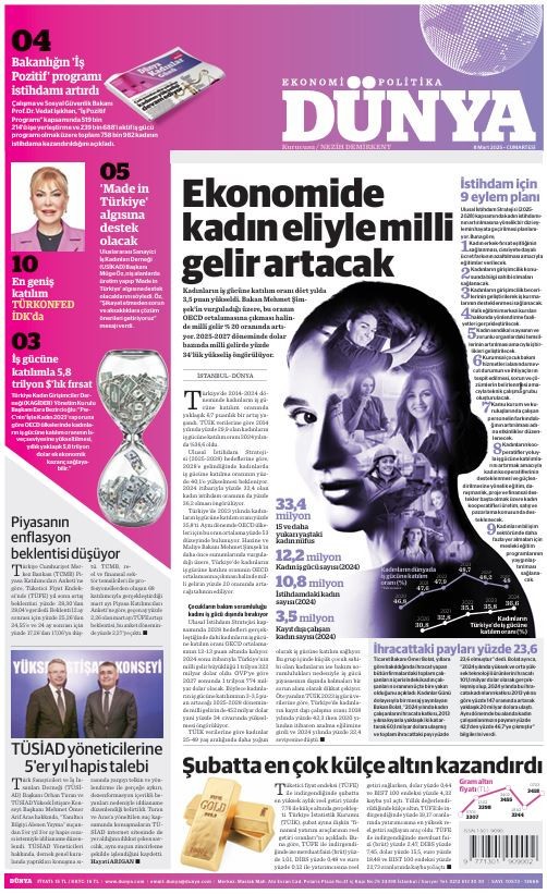 Ekonomide kadın eliyle milli gelir artacak - Resim : 1
