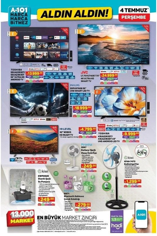 A101 markette bu haftaya özel indirimler neler? (4 Temmuz 2024) - Resim: 1