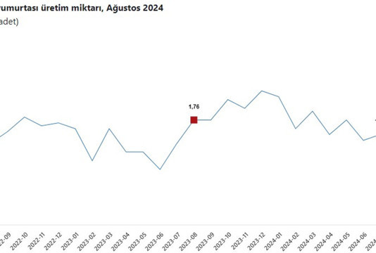 TÜİK: Tavuk eti üretimi ağustosta aylık yüzde 4,3, yıllık yüzde 5,6 arttı - Resim : 1