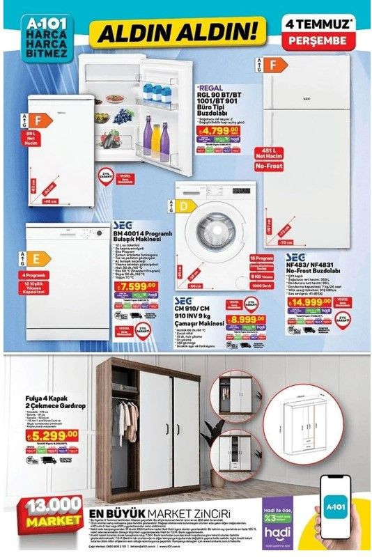 A101 markette bu haftaya özel indirimler neler? (4 Temmuz 2024) - Resim: 2