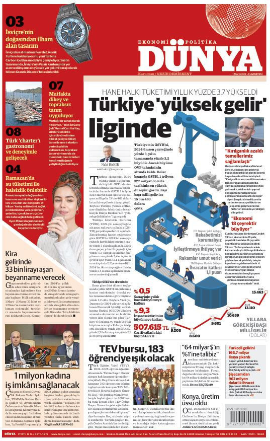 Türkiye 'yüksek gelir' liginde - Resim : 3