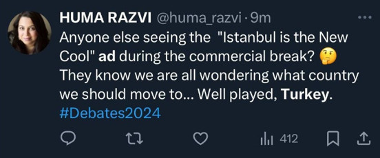 Biden-Trump tartışması: Tarihte ilk kez yaşandı: O sırada ekrana Türkiye reklamı geldi - Resim : 3