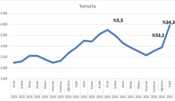 TÜİK: Tavuk eti üretimi ağustosta aylık yüzde 4,3, yıllık yüzde 5,6 arttı - Resim : 2