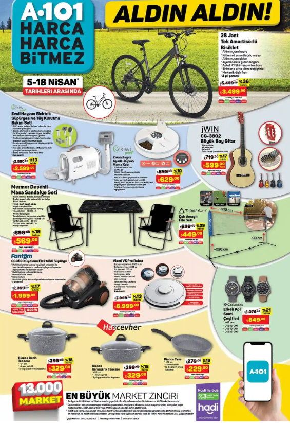 A101 markete bu hafta Elektrikli Moped geliyor! A101 market 11 Nisan 2024 aktüel ürünler kataloğu - Resim: 10